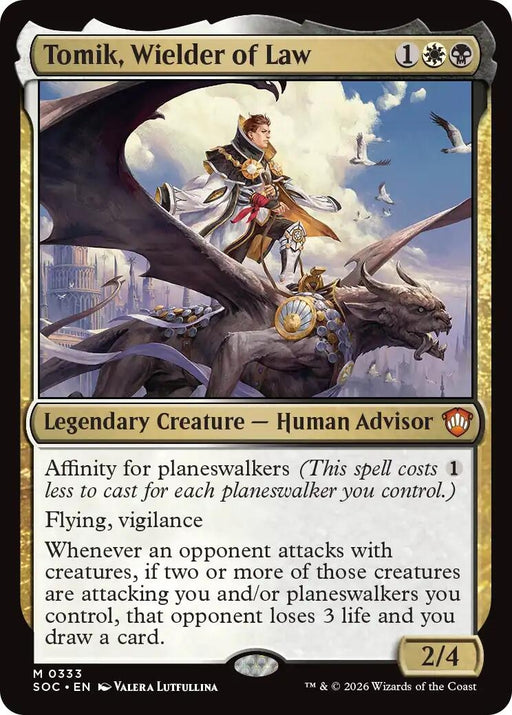 Image for Tomik, Wielder of Law (333) [Secrets of Strixhaven] - Magic: The Gathering
