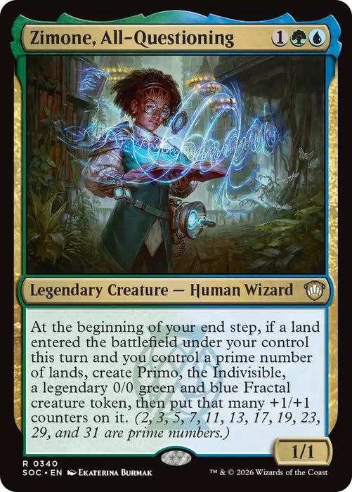Image for Zimone, All-Questioning (340) [Secrets of Strixhaven] - Magic: The Gathering