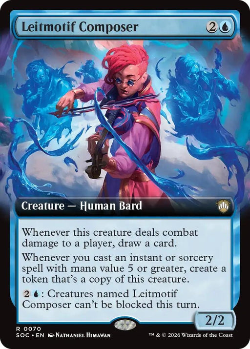 Image for Leitmotif Composer (Extended Art) (70) [Secrets of Strixhaven] - Magic: The Gathering