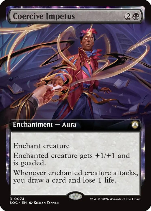 Image for Coercive Impetus (Extended Art) (74) [Secrets of Strixhaven] - Magic: The Gathering