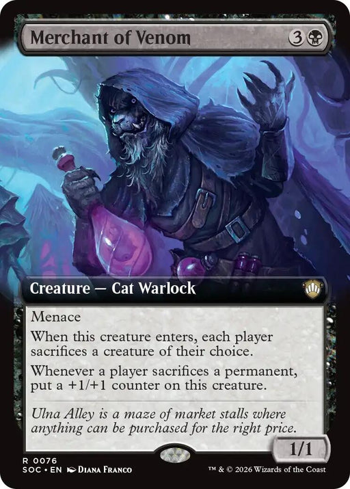 Image for Merchant of Venom (Extended Art) (76) [Secrets of Strixhaven] - Magic: The Gathering