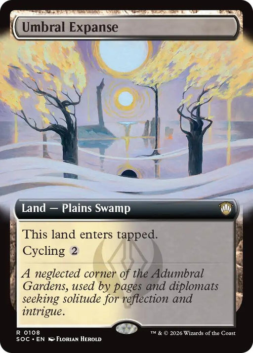Image for Umbral Expanse (Extended Art) (108) [Secrets of Strixhaven] - Magic: The Gathering