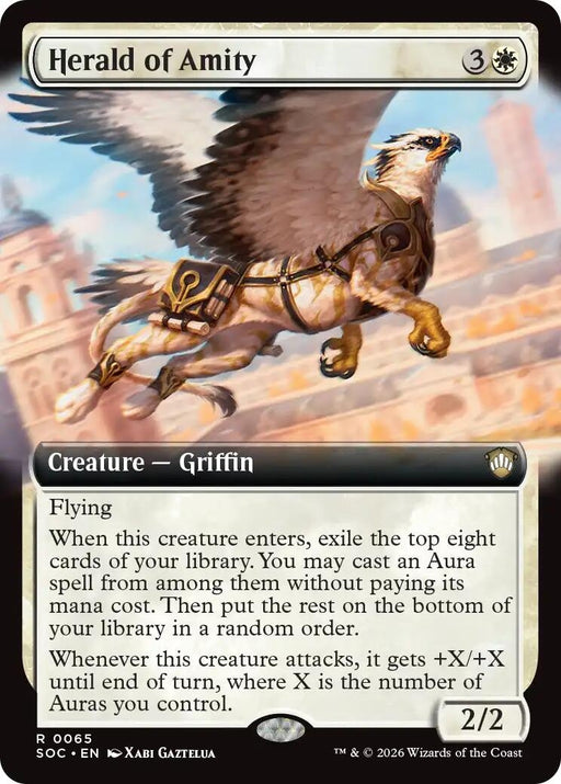 Image for Herald of Amity (Extended Art) (65) [Secrets of Strixhaven] - Magic: The Gathering