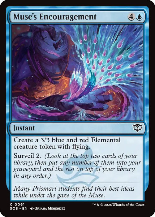 Image for Muse's Encouragement (61) [Secrets of Strixhaven] - Magic: The Gathering