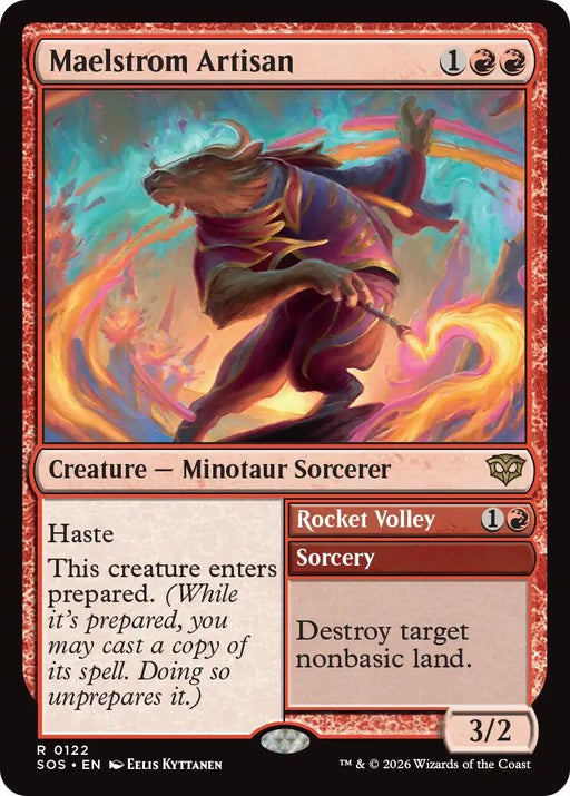 Image for Maelstrom Artisan (122) (Foil) [Secrets of Strixhaven] - Magic: The Gathering