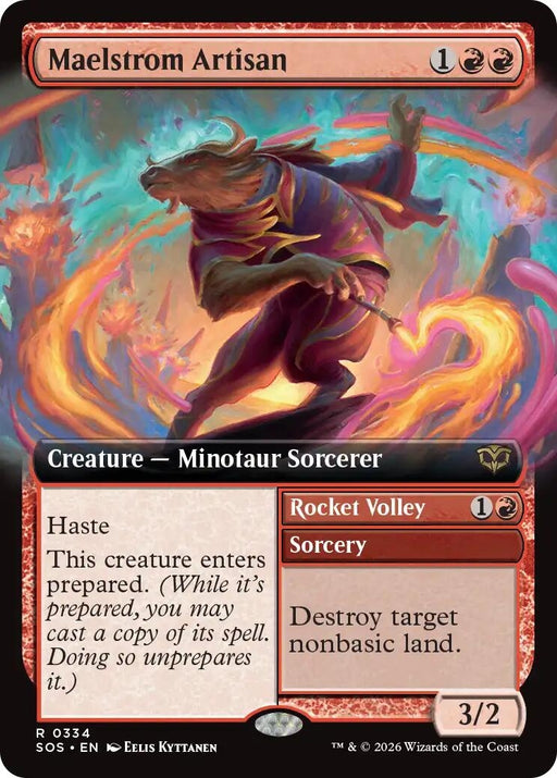 Image for Maelstrom Artisan (Extended Art) (334) (Foil) [Secrets of Strixhaven] - Magic: The Gathering