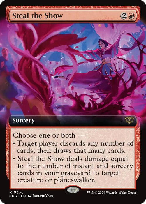 Image for Steal the Show (Extended Art) (336) (Foil) [Secrets of Strixhaven] - Magic: The Gathering