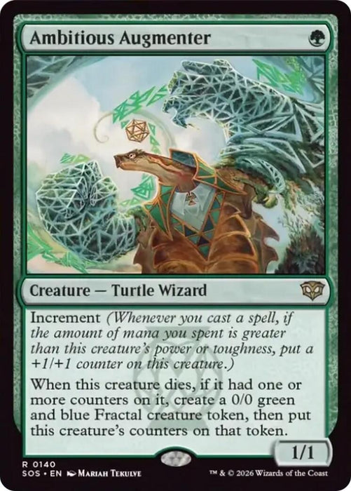 Image for Ambitious Augmenter (140) (Foil) [Secrets of Strixhaven] - Magic: The Gathering