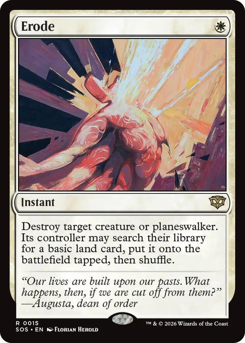 Image for Erode (15) [Secrets of Strixhaven] - Magic: The Gathering