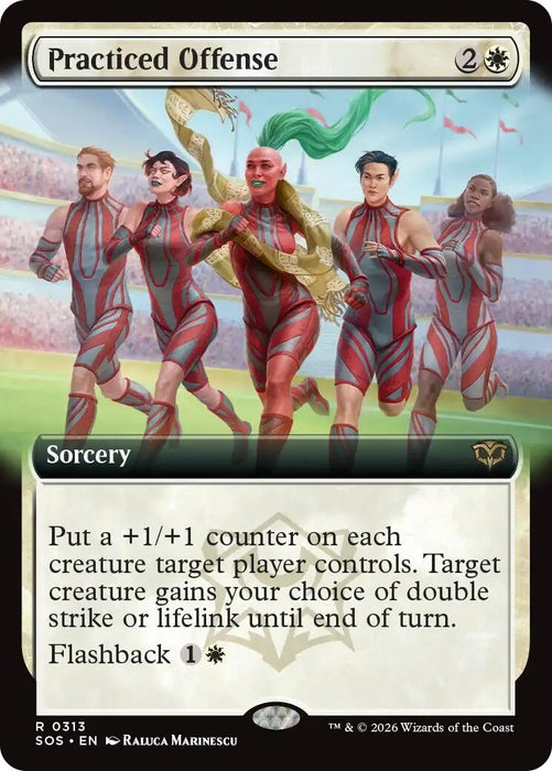 Image for Practiced Offense (Extended Art) (313) [Secrets of Strixhaven] - Magic: The Gathering