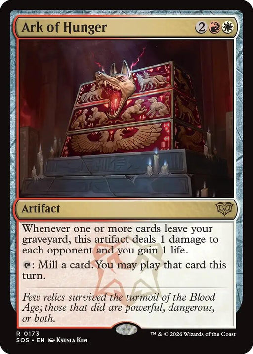 Image for Ark of Hunger (173) (Foil) [Secrets of Strixhaven] - Magic: The Gathering