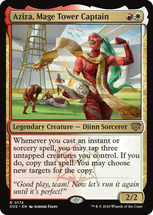 Image for Aziza, Mage Tower Captain (174) [Secrets of Strixhaven] - Magic: The Gathering