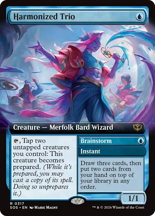 Image for Harmonized Trio (Extended Art) (317) (Foil) [Secrets of Strixhaven] - Magic: The Gathering
