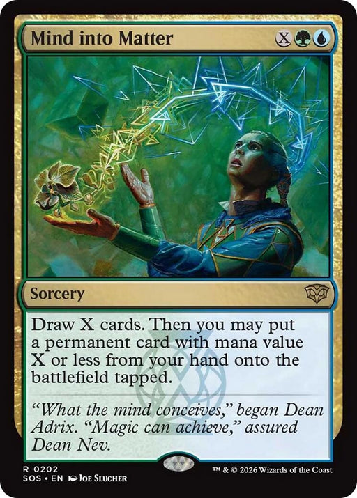 Image for Mind into Matter (202) (Foil) [Secrets of Strixhaven] - Magic: The Gathering