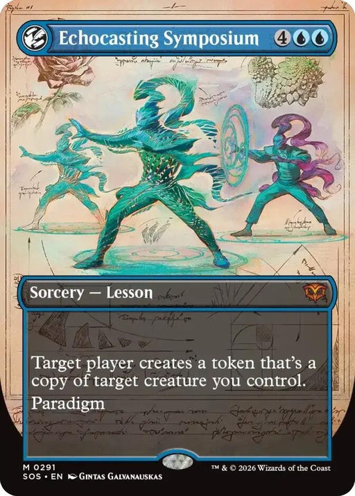 Image for Echocasting Symposium (Borderless) (291) (Foil) [Secrets of Strixhaven] - Magic: The Gathering