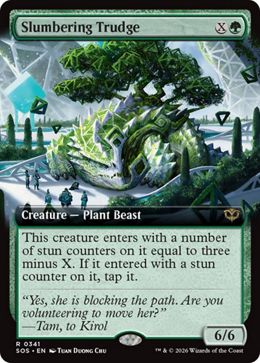 Image for Slumbering Trudge (Extended Art) (341) (Foil) [Secrets of Strixhaven] - Magic: The Gathering