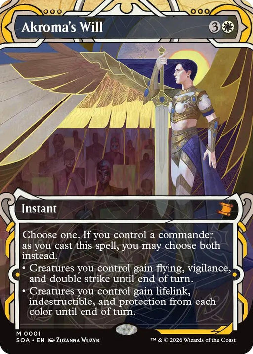 Image for Akroma's Will (1) (Foil) [Secrets of Strixhaven: Mystical Archive] - Magic: The Gathering