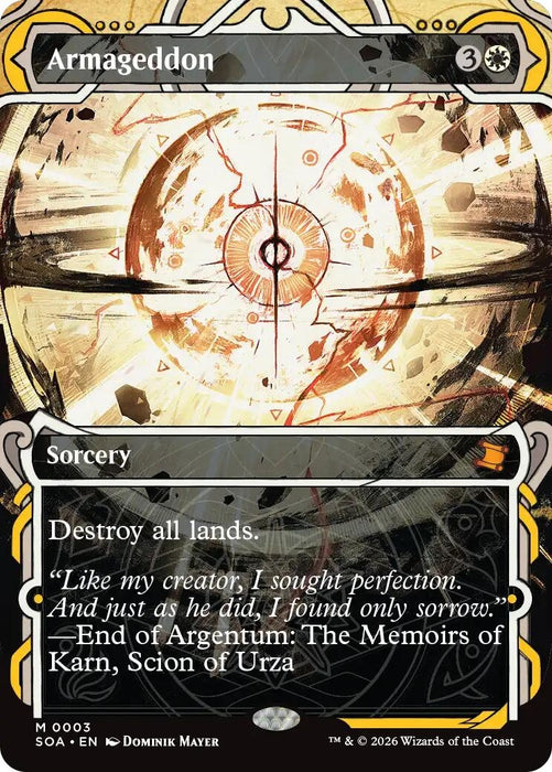 Image for Armageddon (3) (Foil) [Secrets of Strixhaven: Mystical Archive] - Magic: The Gathering