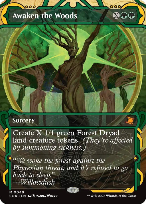 Image for Awaken the Woods (49) (Foil) [Secrets of Strixhaven: Mystical Archive] - Magic: The Gathering