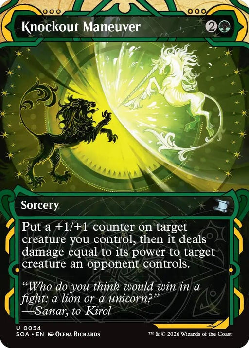 Image for Knockout Maneuver (54) [Secrets of Strixhaven: Mystical Archive] - Magic: The Gathering