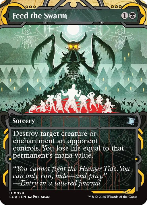 Image for Feed the Swarm (29) (Foil) [Secrets of Strixhaven: Mystical Archive] - Magic: The Gathering