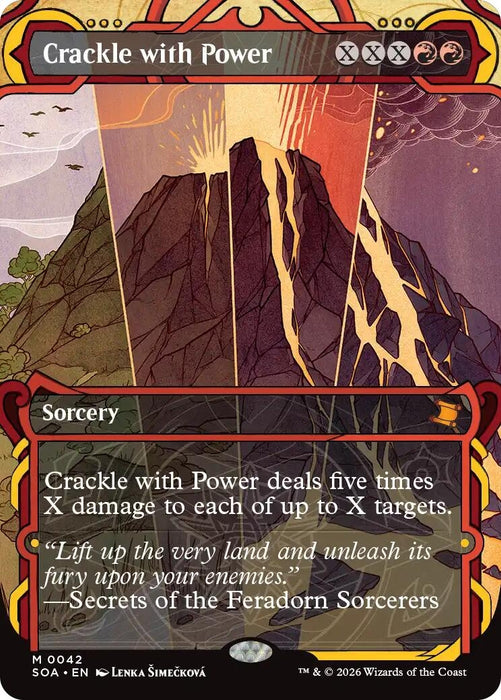 Image for Crackle with Power (42) (Foil) [Secrets of Strixhaven: Mystical Archive] - Magic: The Gathering