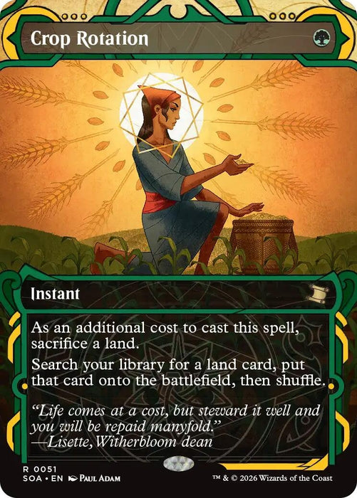 Image for Crop Rotation (51) (Foil) [Secrets of Strixhaven: Mystical Archive] - Magic: The Gathering