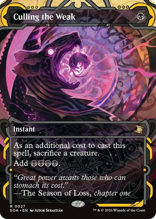 Image for Culling the Weak (27) [Secrets of Strixhaven: Mystical Archive] - Magic: The Gathering