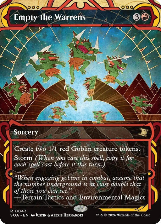 Image for Empty the Warrens (43) (Foil) [Secrets of Strixhaven: Mystical Archive] - Magic: The Gathering