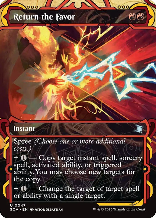 Image for Return the Favor (47) (Foil) [Secrets of Strixhaven: Mystical Archive] - Magic: The Gathering
