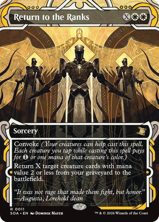 Image for Return to the Ranks (11) (Foil) [Secrets of Strixhaven: Mystical Archive] - Magic: The Gathering