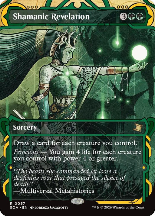 Image for Shamanic Revelation (57) (Foil) [Secrets of Strixhaven: Mystical Archive] - Magic: The Gathering