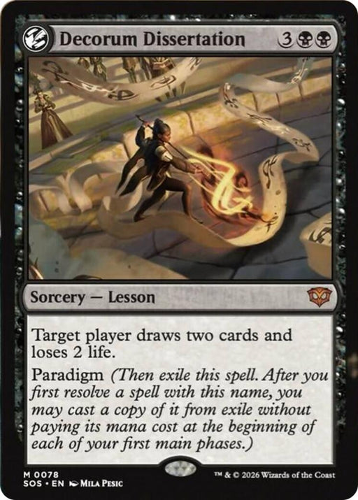 Image for Decorum Dissertation (78) [Secrets of Strixhaven] - Magic: The Gathering