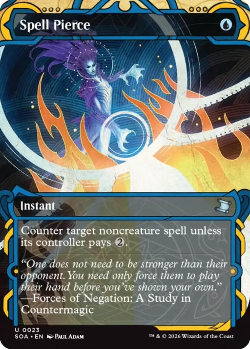 Image for Spell Pierce (23) (Foil) [Secrets of Strixhaven: Mystical Archive] - Magic: The Gathering