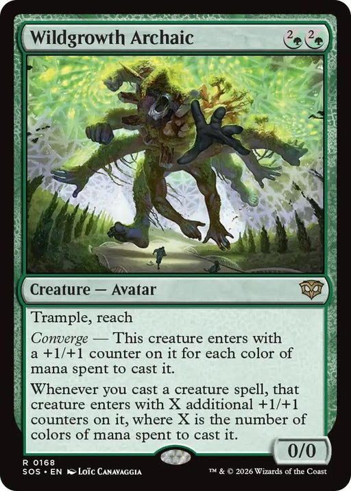 Image for Wildgrowth Archaic (168) [Secrets of Strixhaven] - Magic: The Gathering