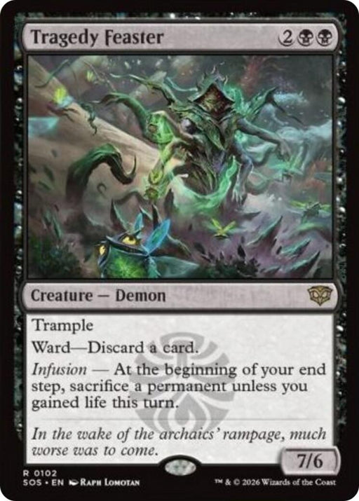 Image for Tragedy Feaster (102) (Foil) [Secrets of Strixhaven] - Magic: The Gathering