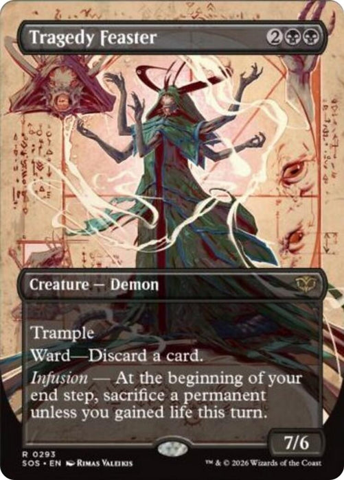Image for Tragedy Feaster (Borderless) (293) (Foil) [Secrets of Strixhaven] - Magic: The Gathering