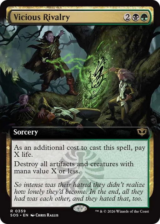 Image for Vicious Rivalry (Extended Art) (359) [Secrets of Strixhaven] - Magic: The Gathering