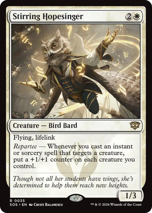 Image for Stirring Hopesinger (35) [Secrets of Strixhaven] - Magic: The Gathering