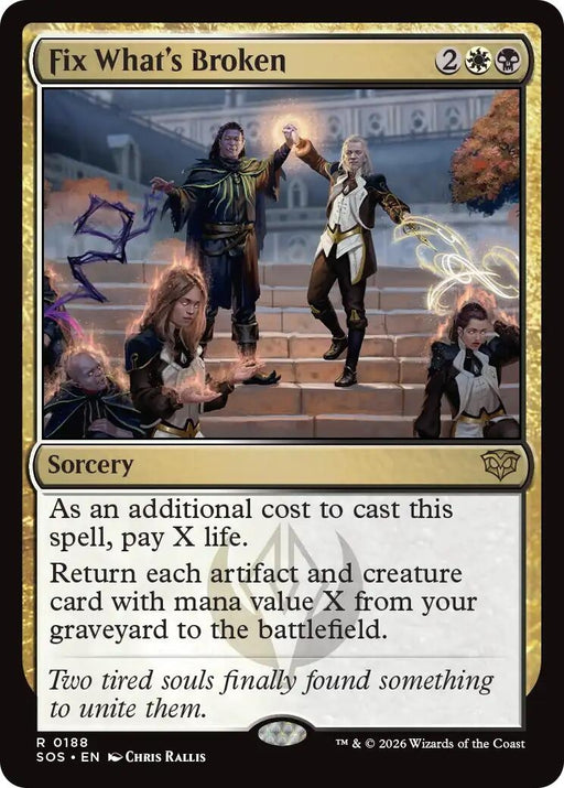 Image for Fix What's Broken (188) (Foil) [Secrets of Strixhaven] - Magic: The Gathering