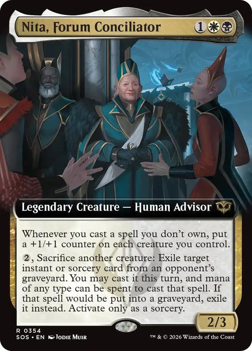 Image for Nita, Forum Conciliator (Extended Art) (354) (Foil) [Secrets of Strixhaven] - Magic: The Gathering