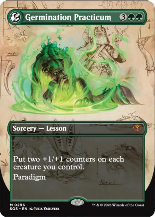 Image for Germination Practicum (Borderless) (296) [Secrets of Strixhaven] - Magic: The Gathering