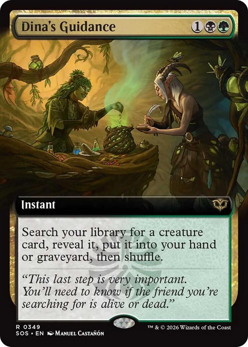 Image for Dina's Guidance (Extended Art) (349) [Secrets of Strixhaven] - Magic: The Gathering