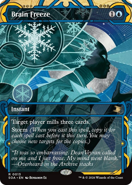 Image for Brain Freeze (13) (Foil) [Secrets of Strixhaven: Mystical Archive] - Magic: The Gathering