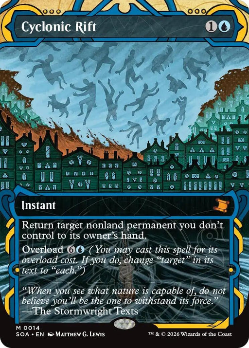 Image for Cyclonic Rift (14) (Foil) [Secrets of Strixhaven: Mystical Archive] - Magic: The Gathering