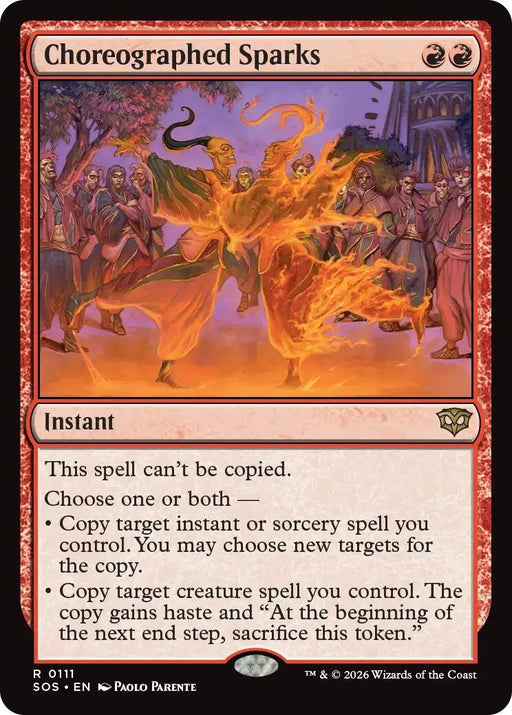 Image for Choreographed Sparks (111) (Foil) [Secrets of Strixhaven] - Magic: The Gathering