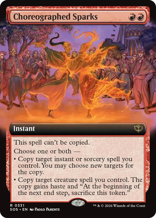 Image for Choreographed Sparks (Extended Art) (331) (Foil) [Secrets of Strixhaven] - Magic: The Gathering