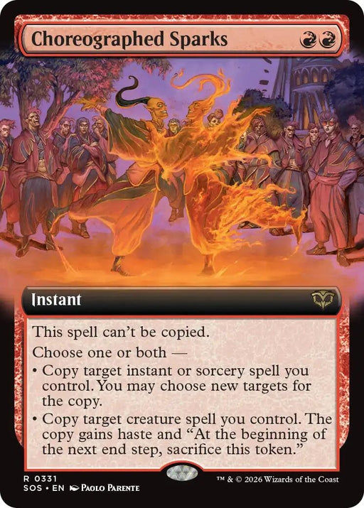 Image for Choreographed Sparks (Extended Art) (331) (Foil) [Secrets of Strixhaven] - Magic: The Gathering