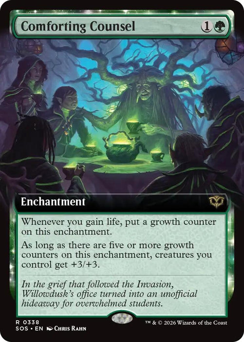 Image for Comforting Counsel (Extended Art) (338) (Foil) [Secrets of Strixhaven] - Magic: The Gathering