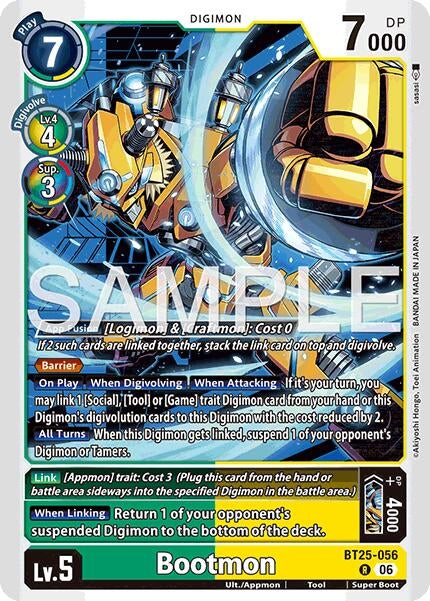 Image for Bootmon (BT25-056 R) (Foil) [Dual Revolution] - Digimon Card Game